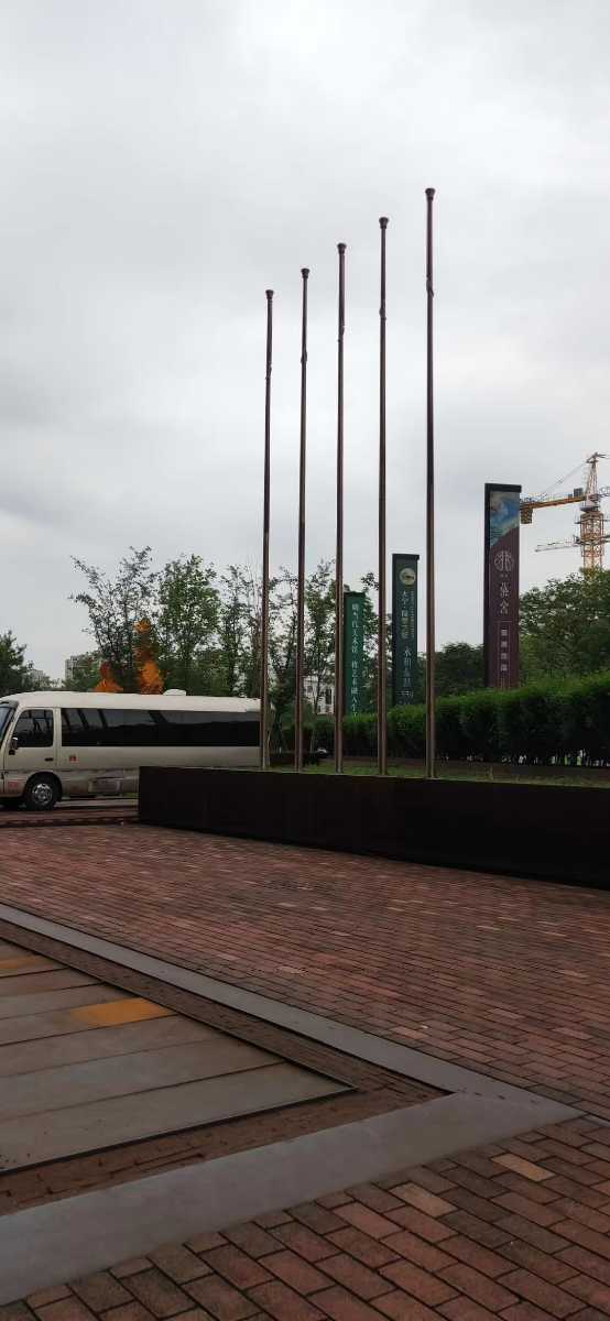 泰安不銹鋼旗桿型號新泰市學校旗桿幼兒園旗桿錐形旗桿