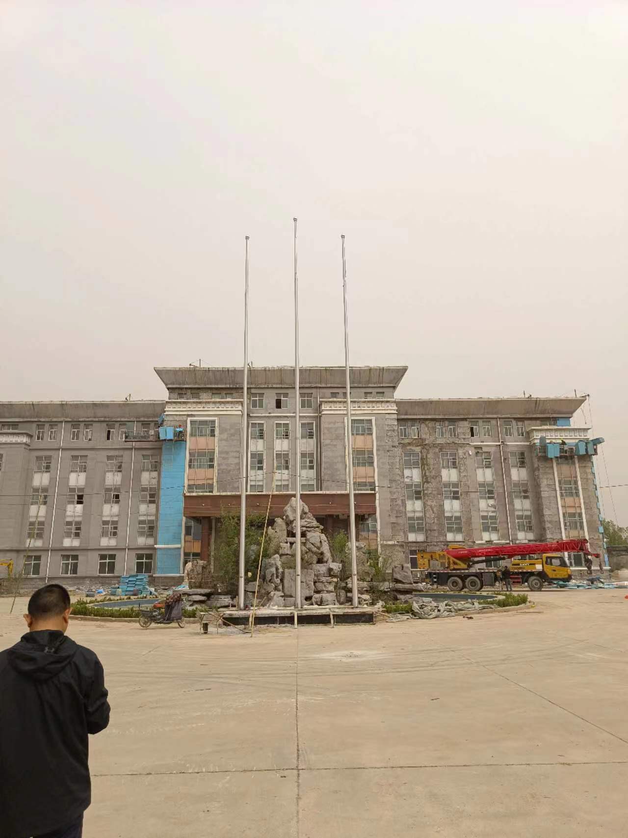 濟南內置式手搖旗桿青島學校旗桿酒店旗桿企業旗桿