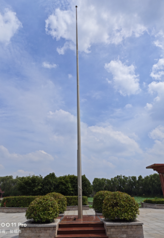 邵陽電動風動旗桿岳陽學校旗桿操場旗桿常德幼兒園旗桿原始圖片2