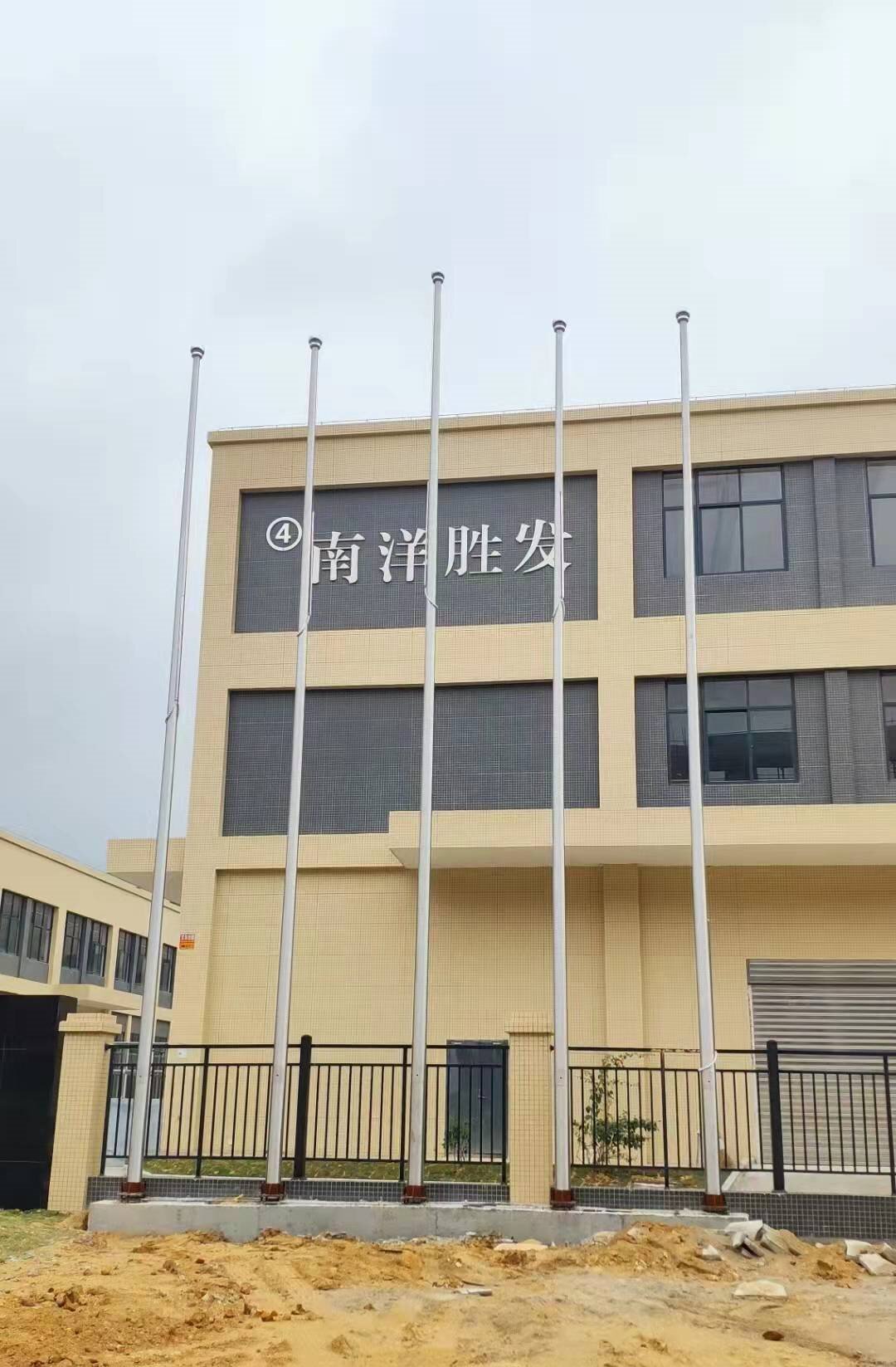 江西内置式旗杆铝合金旗杆304锥形旗杆新余学校旗杆