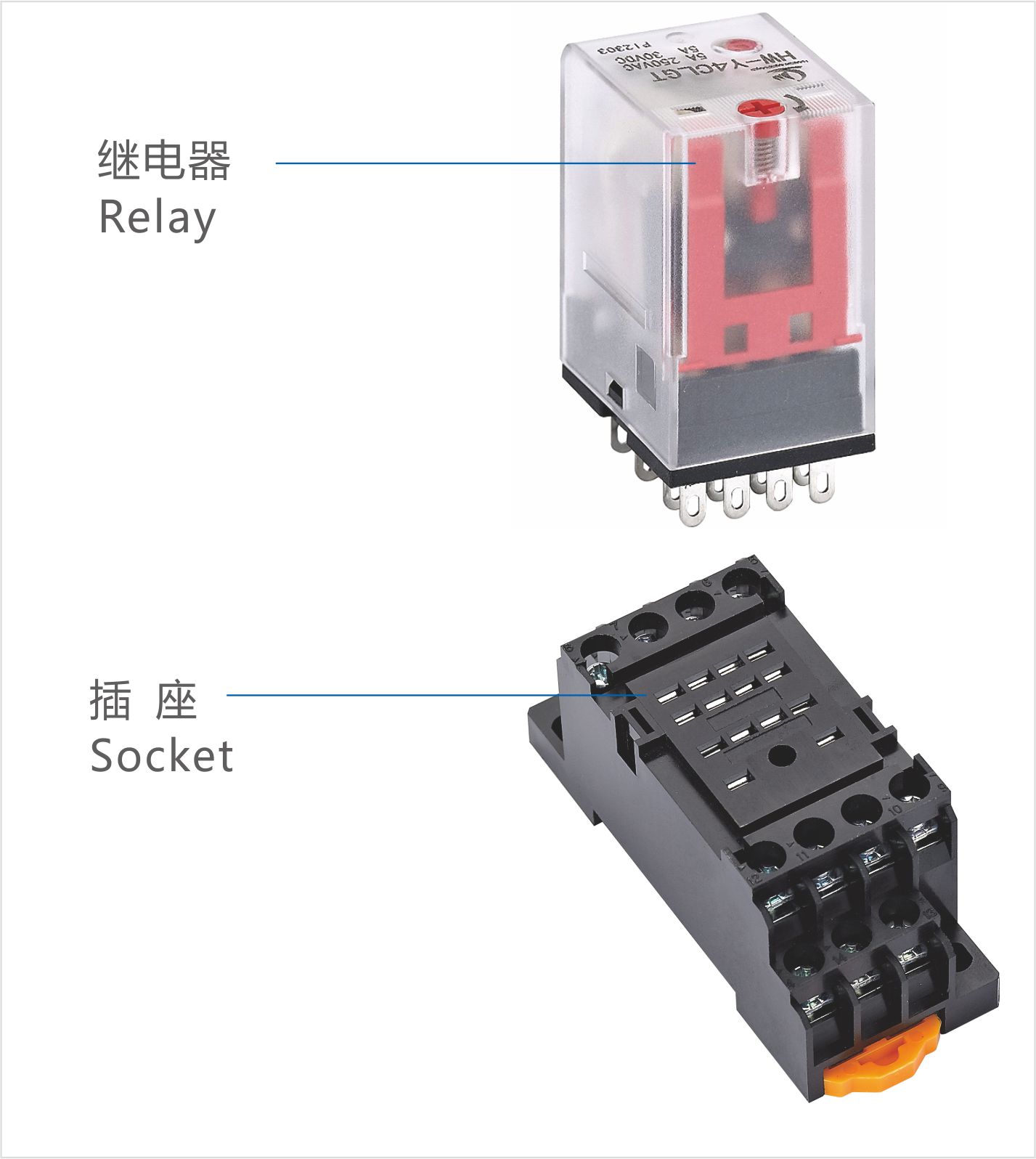 供应MY4N中间续电器电磁开关AC220V质保一年