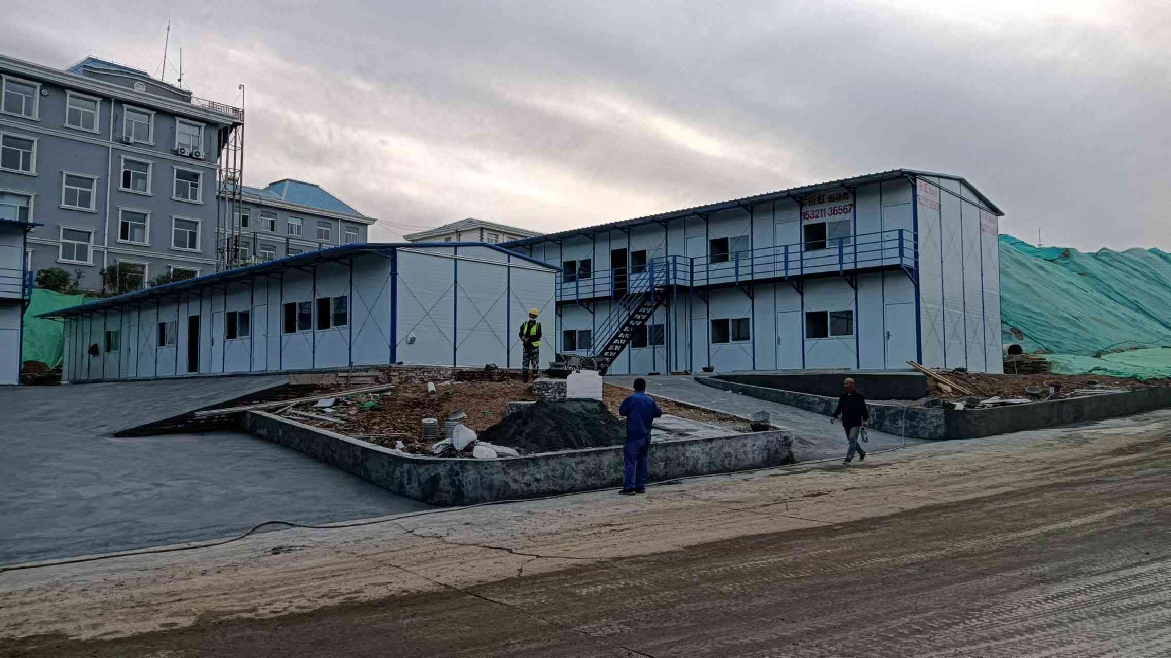 供應昔陽縣工地臨建房彩鋼活動房包工包料原始圖片3