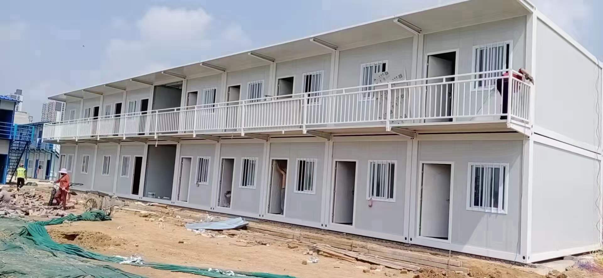 昔陽(yáng)雙層活動(dòng)房住人辦公箱式房包工包料