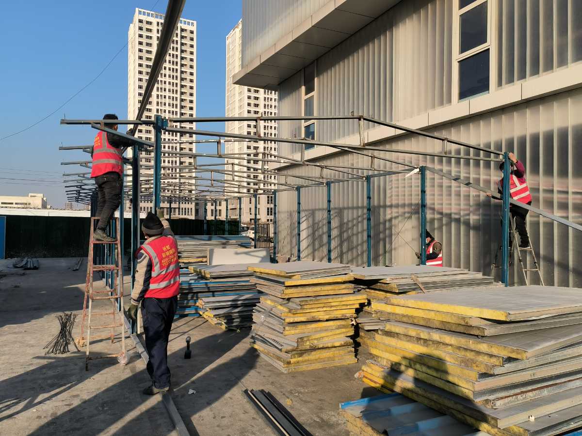 承包拆除上黨廠房鋼結構棚回收長治彩鋼板臨建房原始圖片3