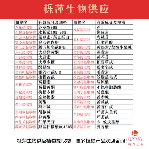 山楂提取物山楂黃酮5%山楂粉
