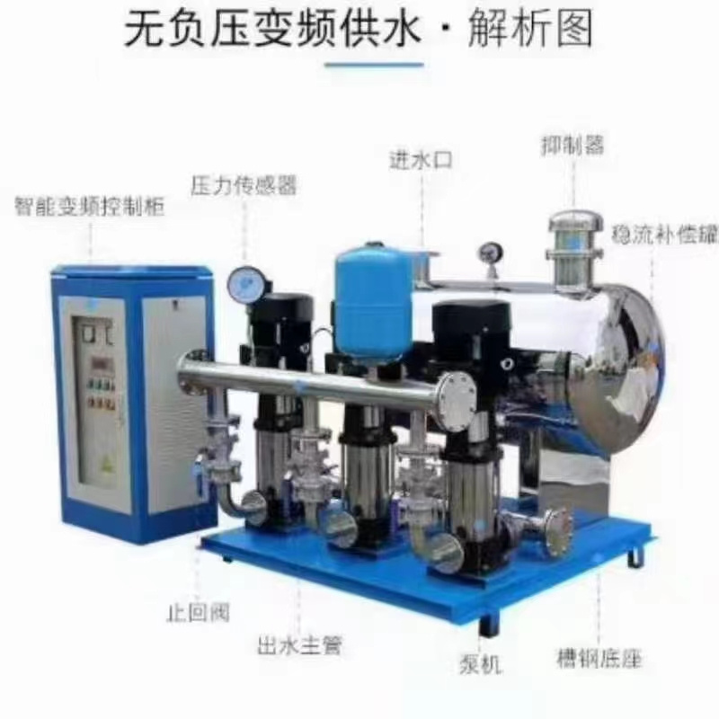 無負壓供水設備自動控制成套低壓補水二次變頻供水設備