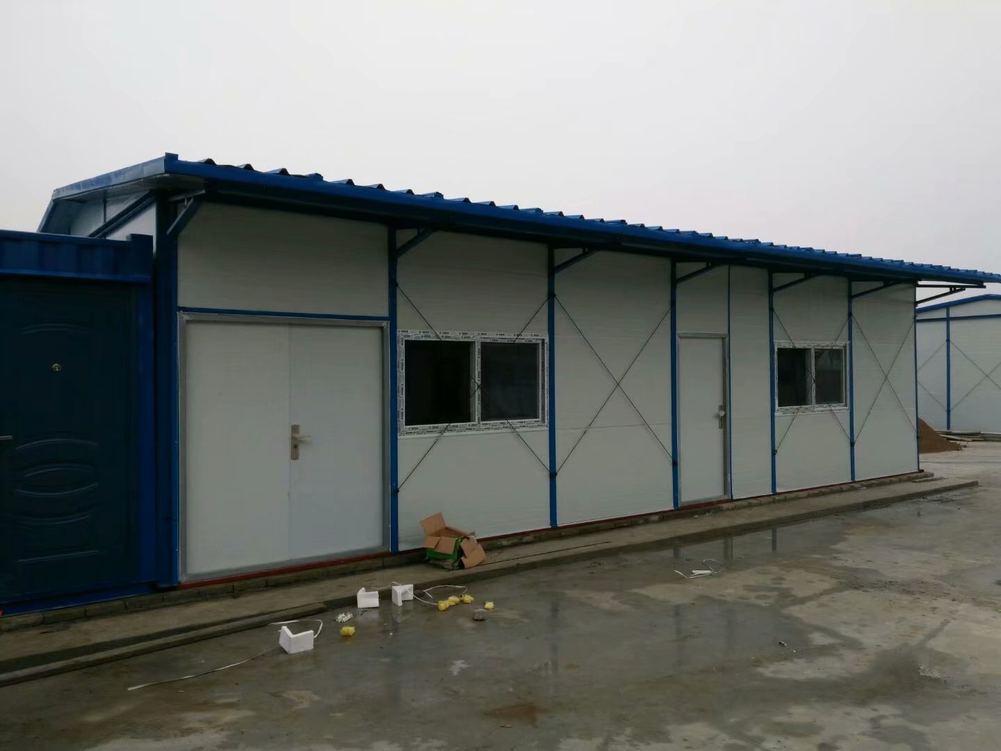 澤州工地臨建房安裝 晉城裝配式打包箱房廠家原始圖片3