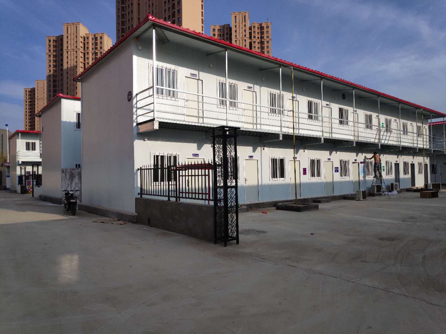 晉城市建筑工地集成房屋 高平市辦公住宿打包箱活動(dòng)房 防水保溫
