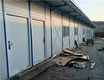 高平建筑用活動房宿舍彩鋼房搭建原始圖片2