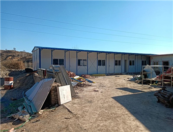 張家口彩鋼房加工廠陽原項目部活動房原始圖片2