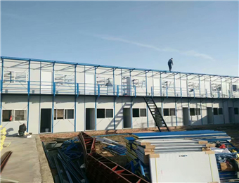 巖棉彩鋼房清河拆裝式活動房工地臨建房原始圖片2