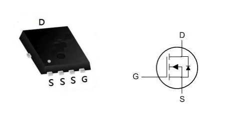 AP100N75 場(chǎng)效應(yīng)MOS   100V75A低內(nèi)阻 N溝道MOS管SGT   DFN5×6 