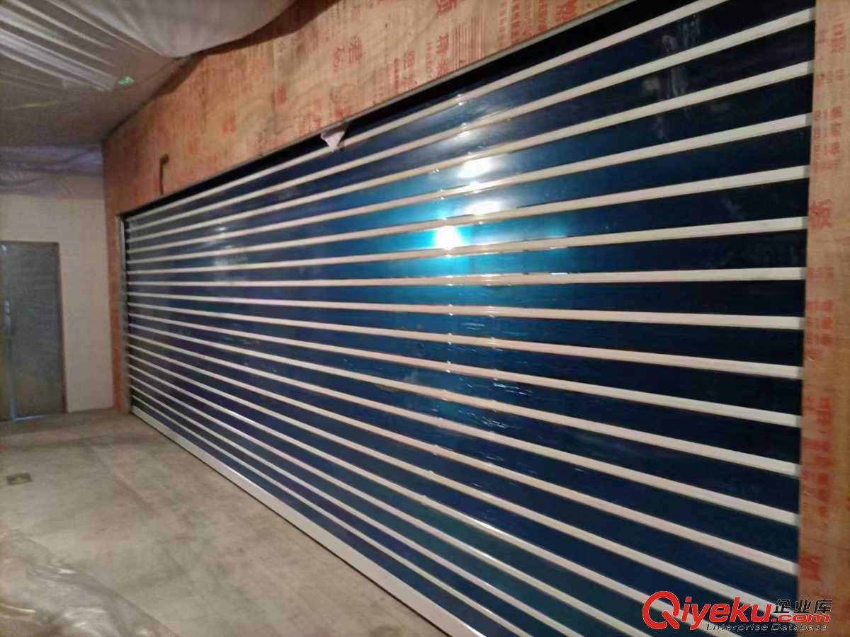 沈陽渾南星鴻門業(yè)定制水晶門，水晶電動(dòng)卷簾門，水晶透明可視窗