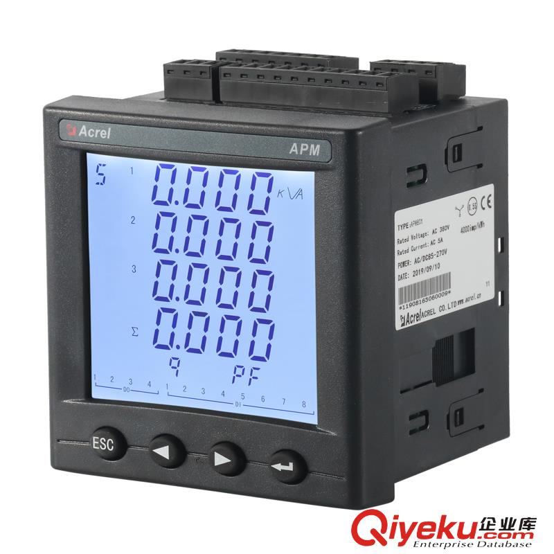 供應(yīng)安科瑞APM801嵌入式多功能高精度網(wǎng)絡(luò)電力儀表