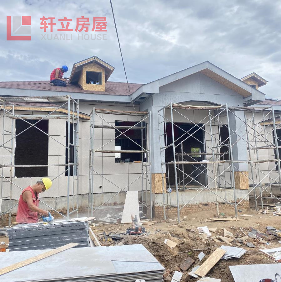 石家莊輕鋼別墅 老家宅基地蓋中式鋼結(jié)構(gòu)住宅