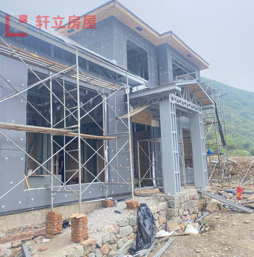 輕鋼別墅材料生產施工 保定鋼結構房屋設計建造廠家