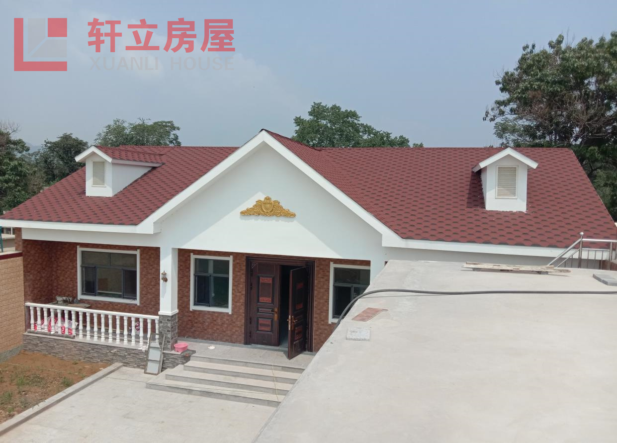 石家莊輕鋼別墅廠家 農(nóng)村定制一層中式鋼結(jié)構(gòu)住宅