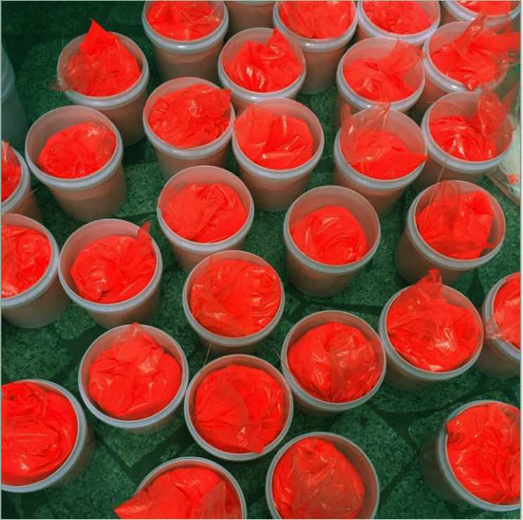 熒光粉紅色蠟燭顏料工藝蠟燭大紅色熒光色粉原始圖片3