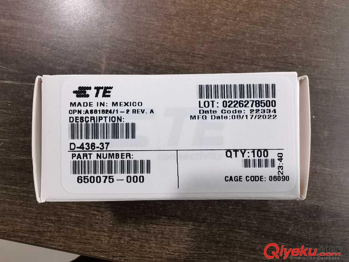 常備庫存  TE端子  D-436-37