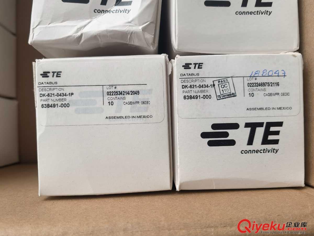 常備庫存  TE連接器  DK-621-0434-1S