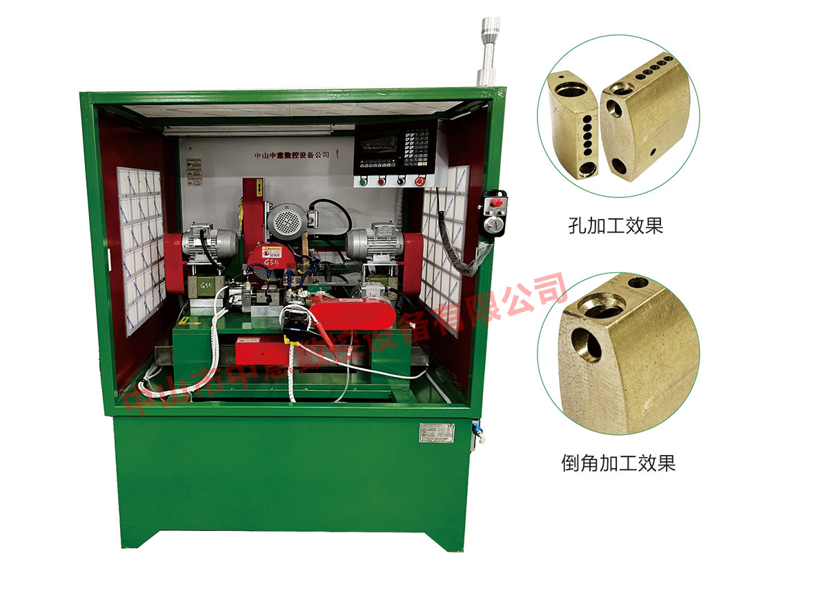 CNC drilling machine for lock case of copper padlock