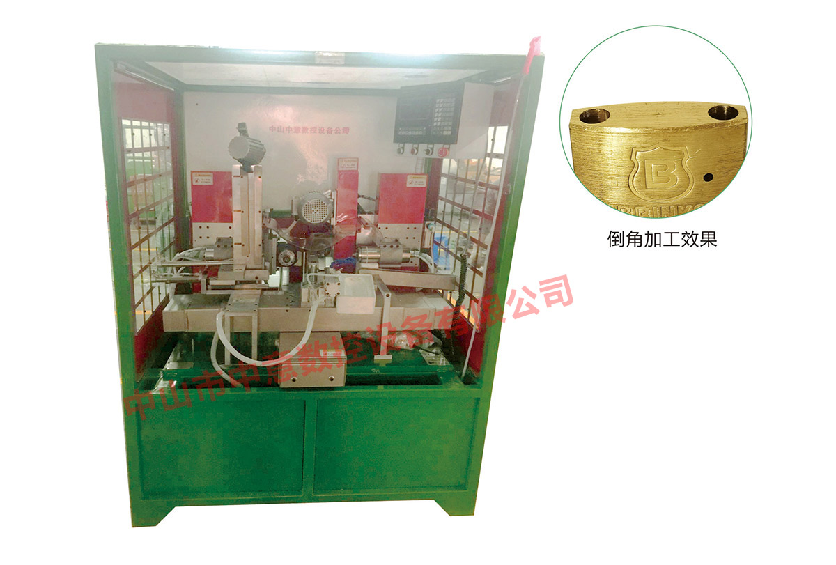 CNC chamfer machine for lock case of padlock