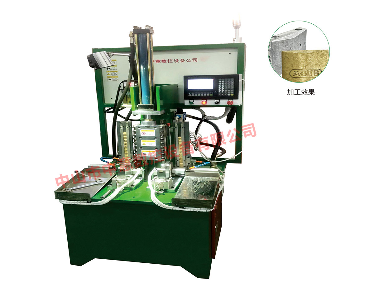 CNC chamfer machine for lock case of padlock