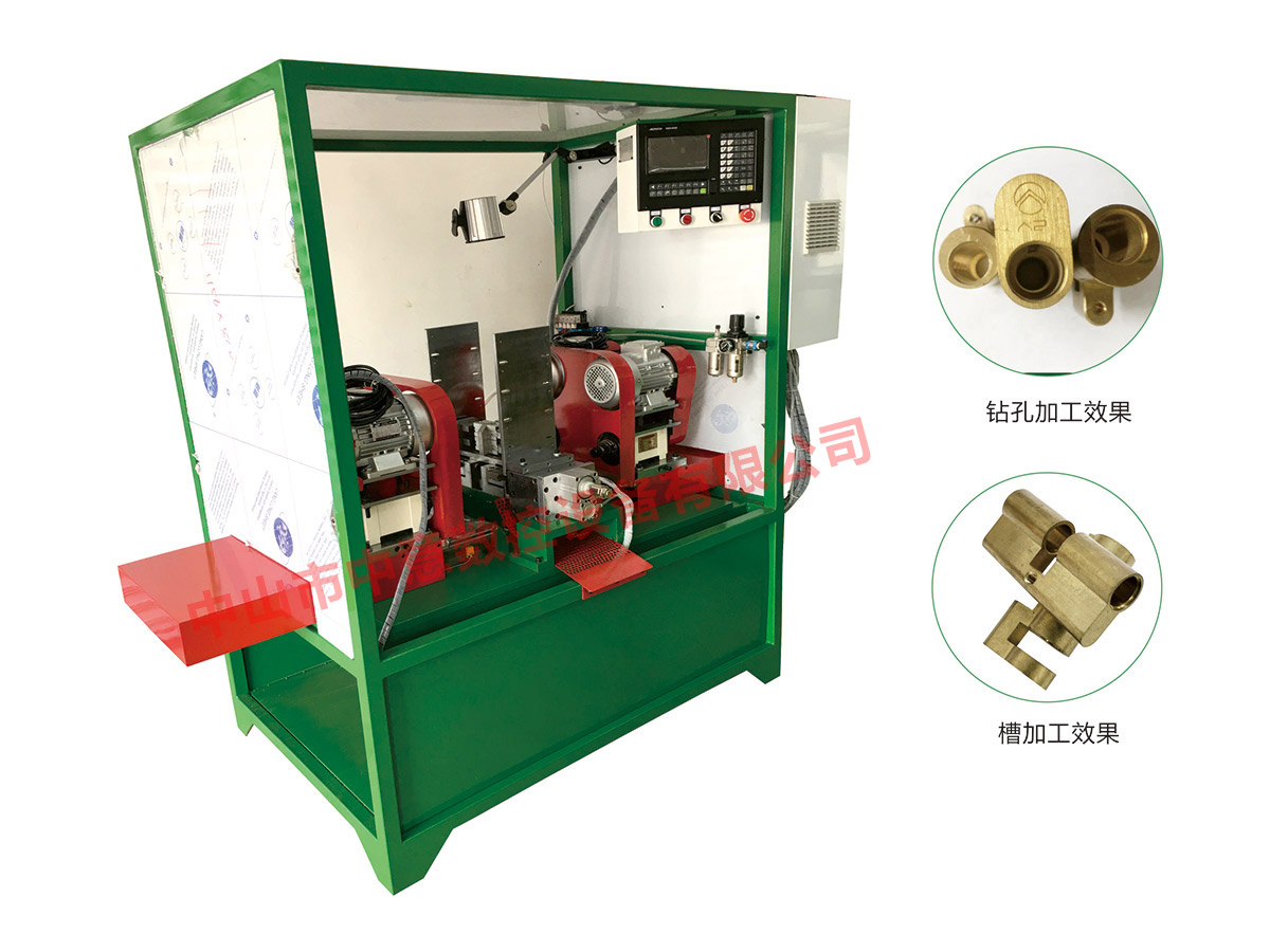 CNC round hale drilling machine for lock case of mortisa lock