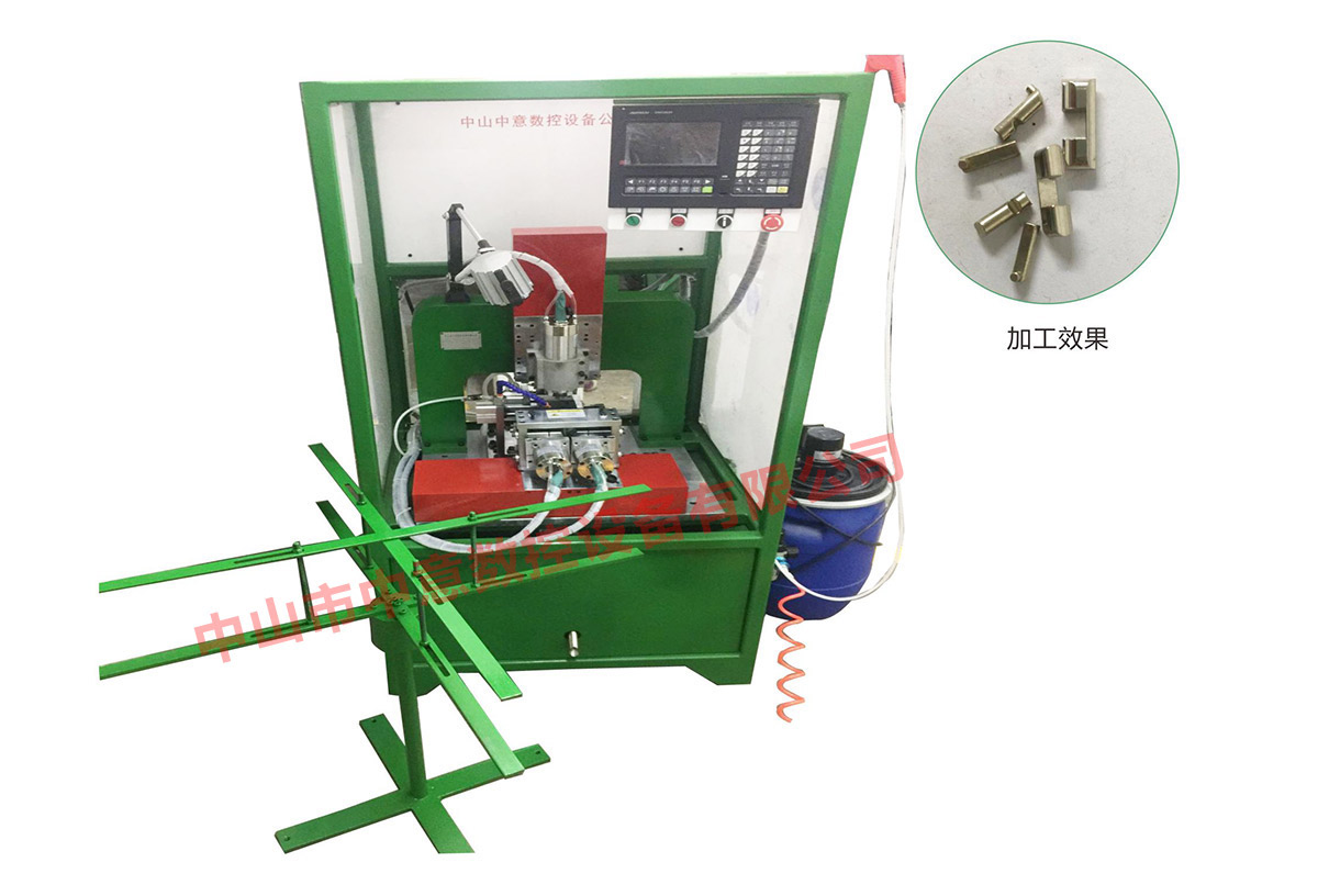 CNC machine for bolt of special-shaped round hole of lock