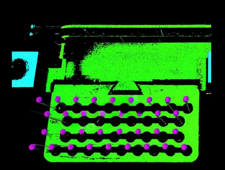 3D连接器PIN针平整度检测 工业自动化检测 3D视觉系统检测解决方案