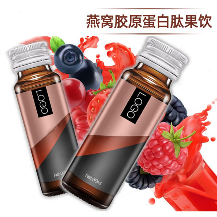 雪耳百合植物飲品研發生產加工 膠原蛋白肽透明質酸鈉口服液定制原始圖片3