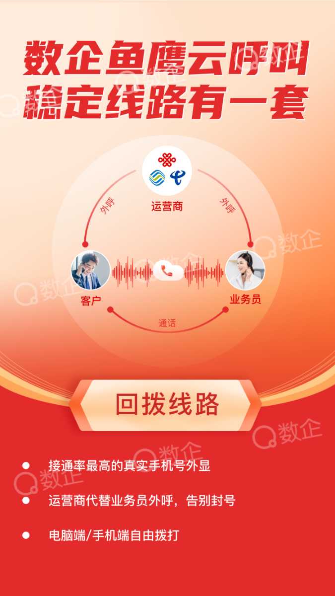 人工外呼系統(tǒng)音質(zhì)清晰