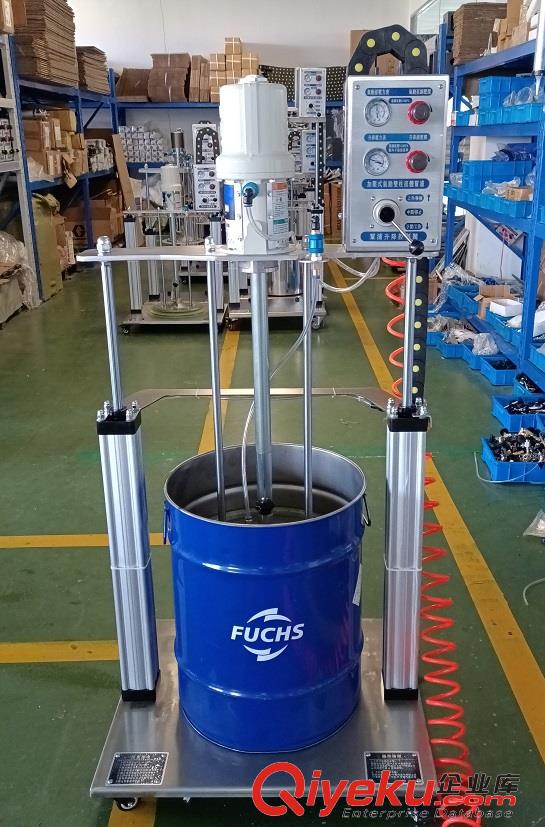 上海貴焱GY-68050不銹鋼雙立柱黃油加注機注脂機黃油泵