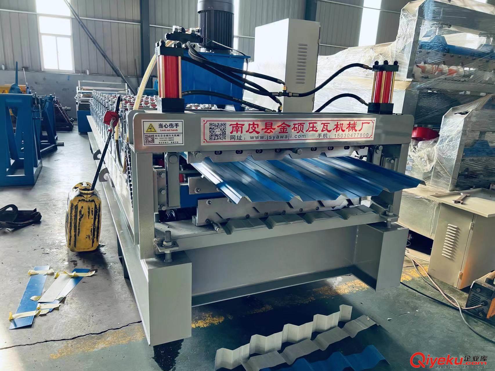 820壓瓦機(jī) 金碩 820鐵皮彩鋼瓦設(shè)備 泊頭壓瓦機(jī)廠家原始圖片3