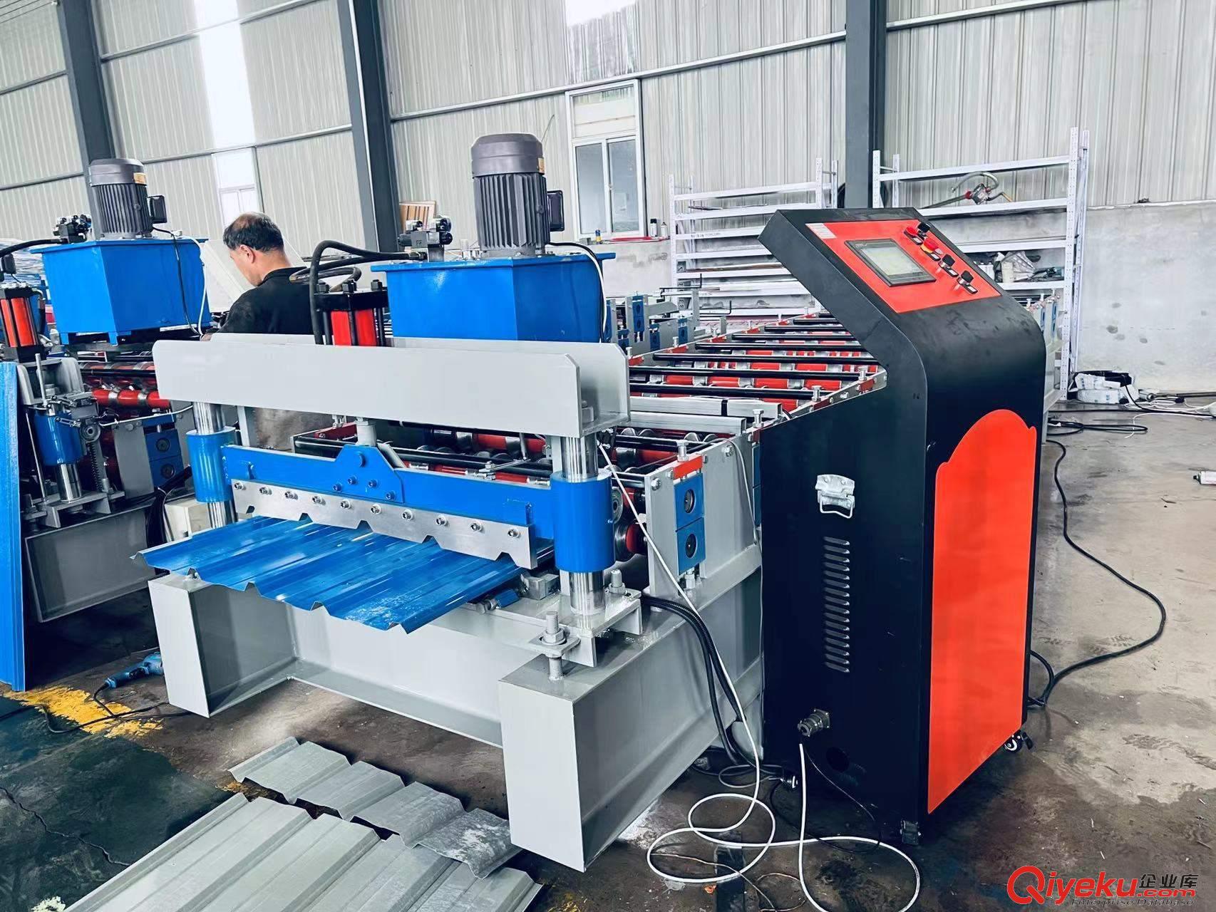 不銹鋼板壓瓦機 伺服快速壓瓦機 金碩 彩鋼瓦設備原始圖片3