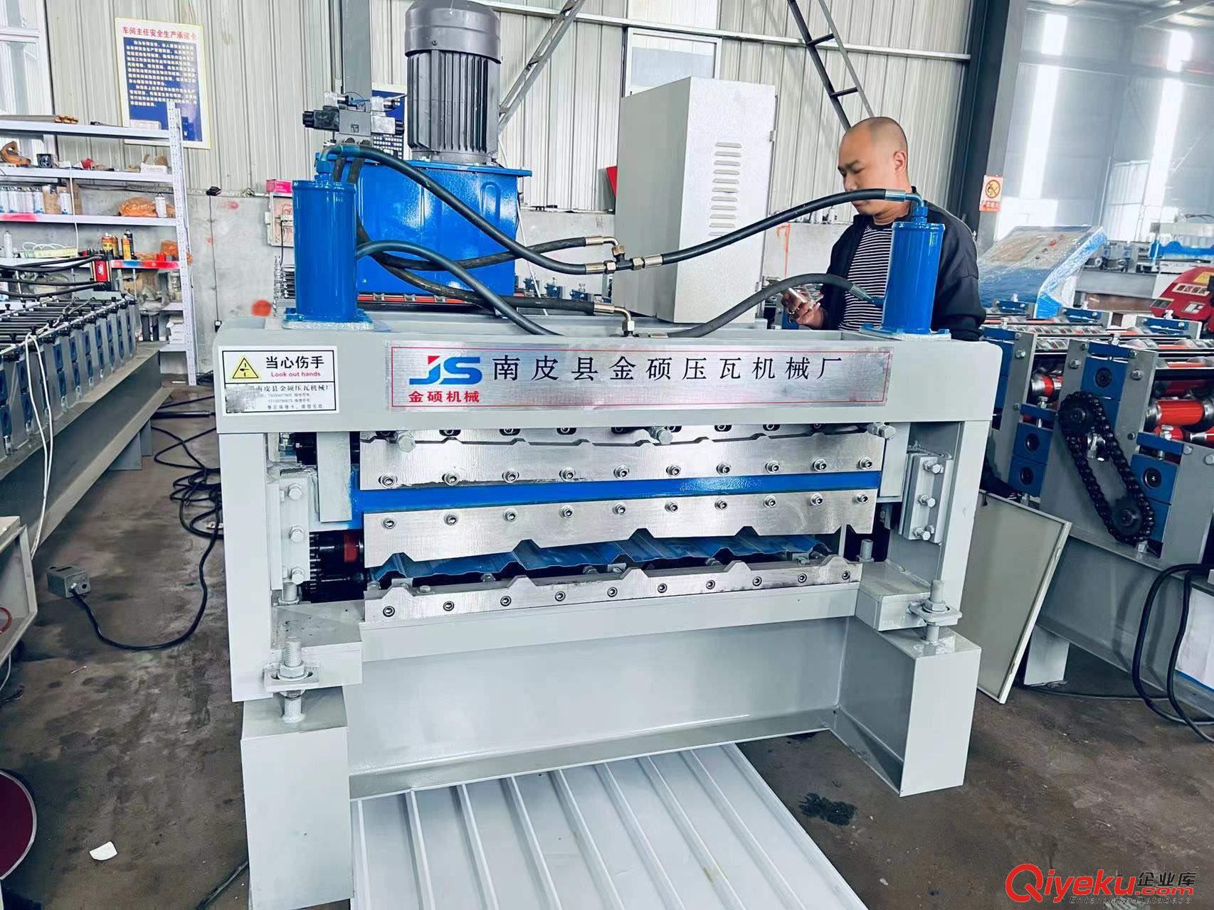 860壓瓦機 金碩 彩鋼板雙層壓瓦機 彩瓦機器原始圖片2