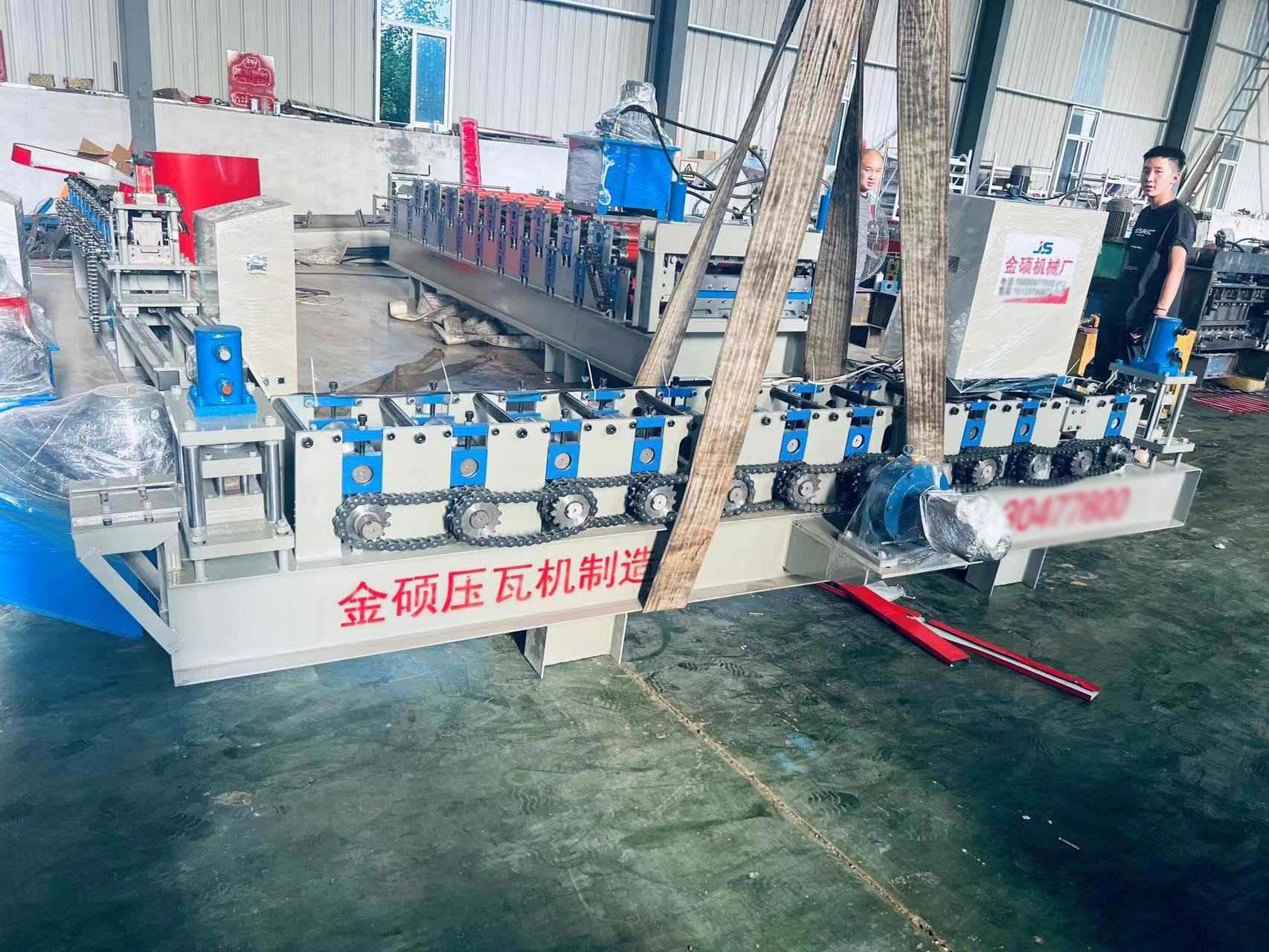 新能源水槽機 金碩 光伏橫水槽設備 光伏排水槽成型機器原始圖片3