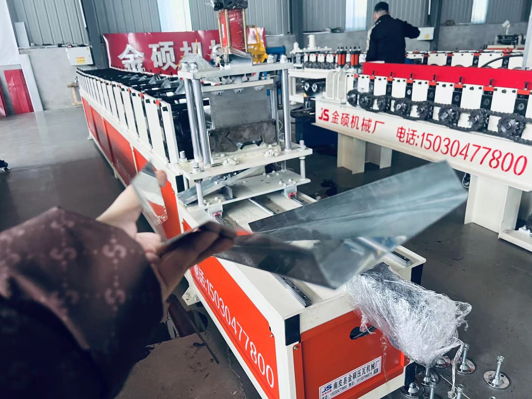 供應 金碩 陽光房導水槽機 鋅鋁鎂陽光房流水槽設備 水槽設備