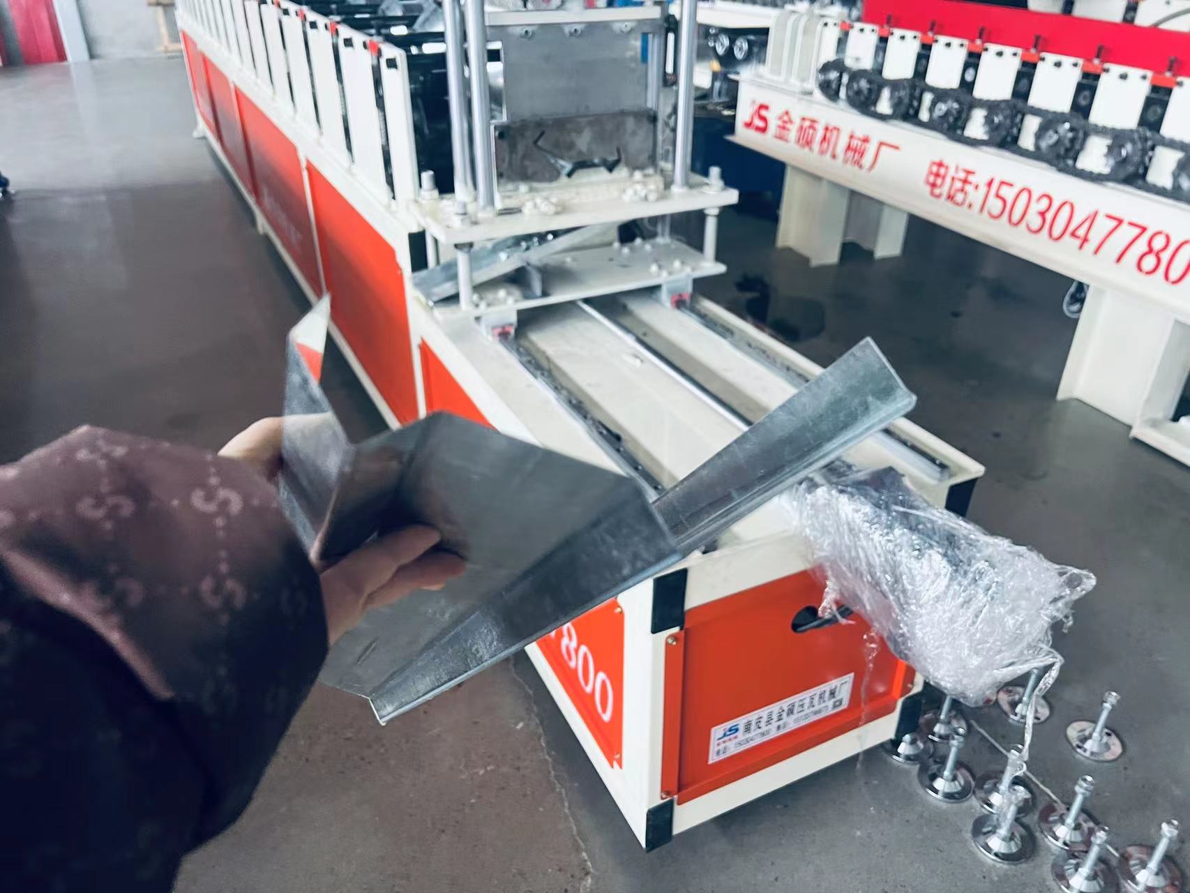 供應 金碩 陽光房導水槽機 鋅鋁鎂陽光房流水槽設備 水槽設備