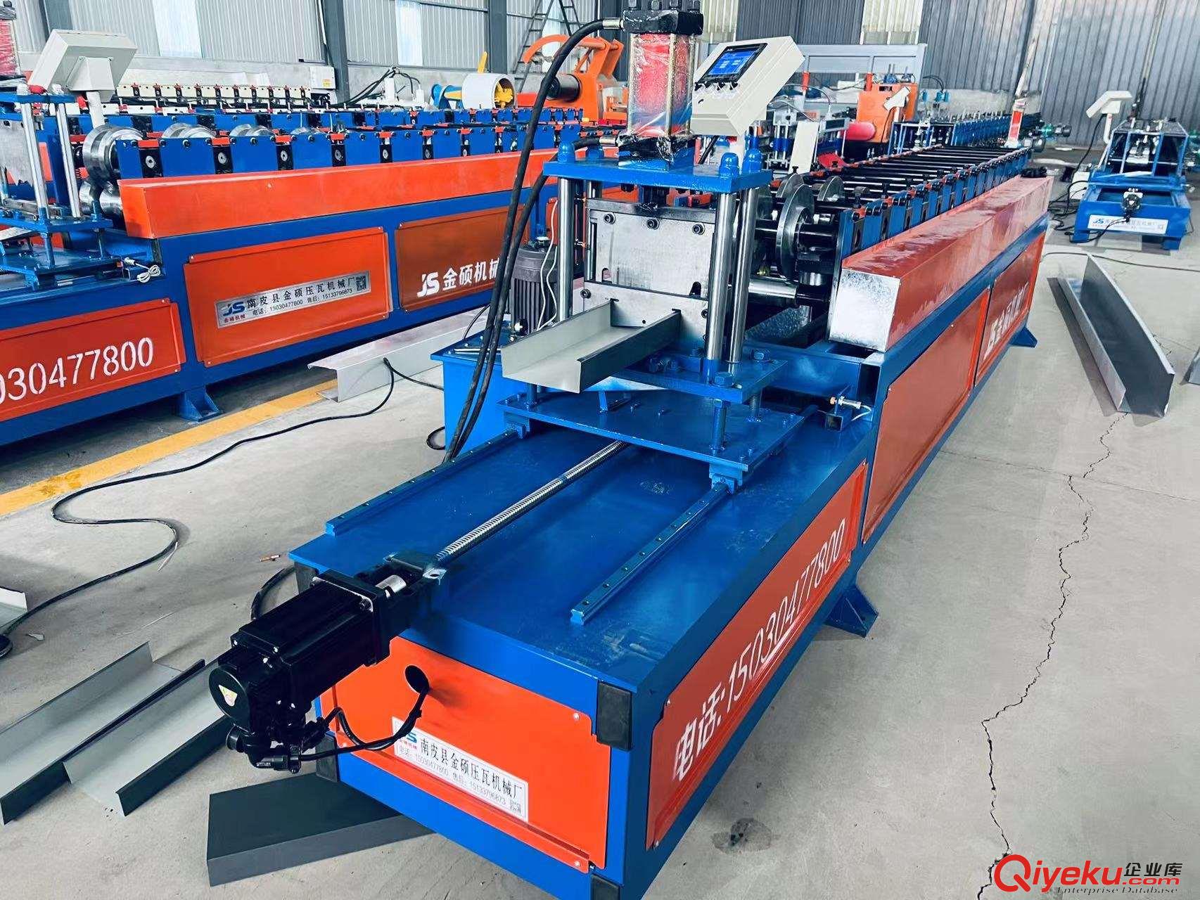 全自動鋼條成型機 金碩 計米切斷c型鋼設備 金屬c型鋼設備原始圖片3