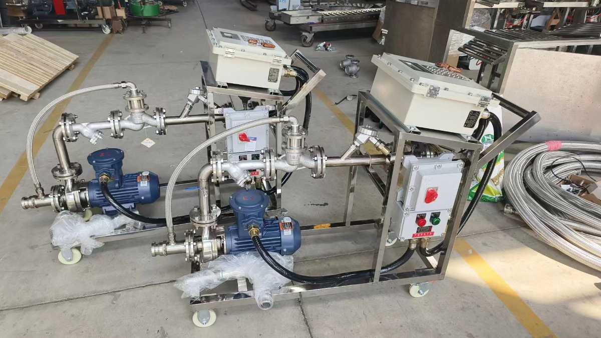 移動式液體定量灌裝200公斤大桶設備 