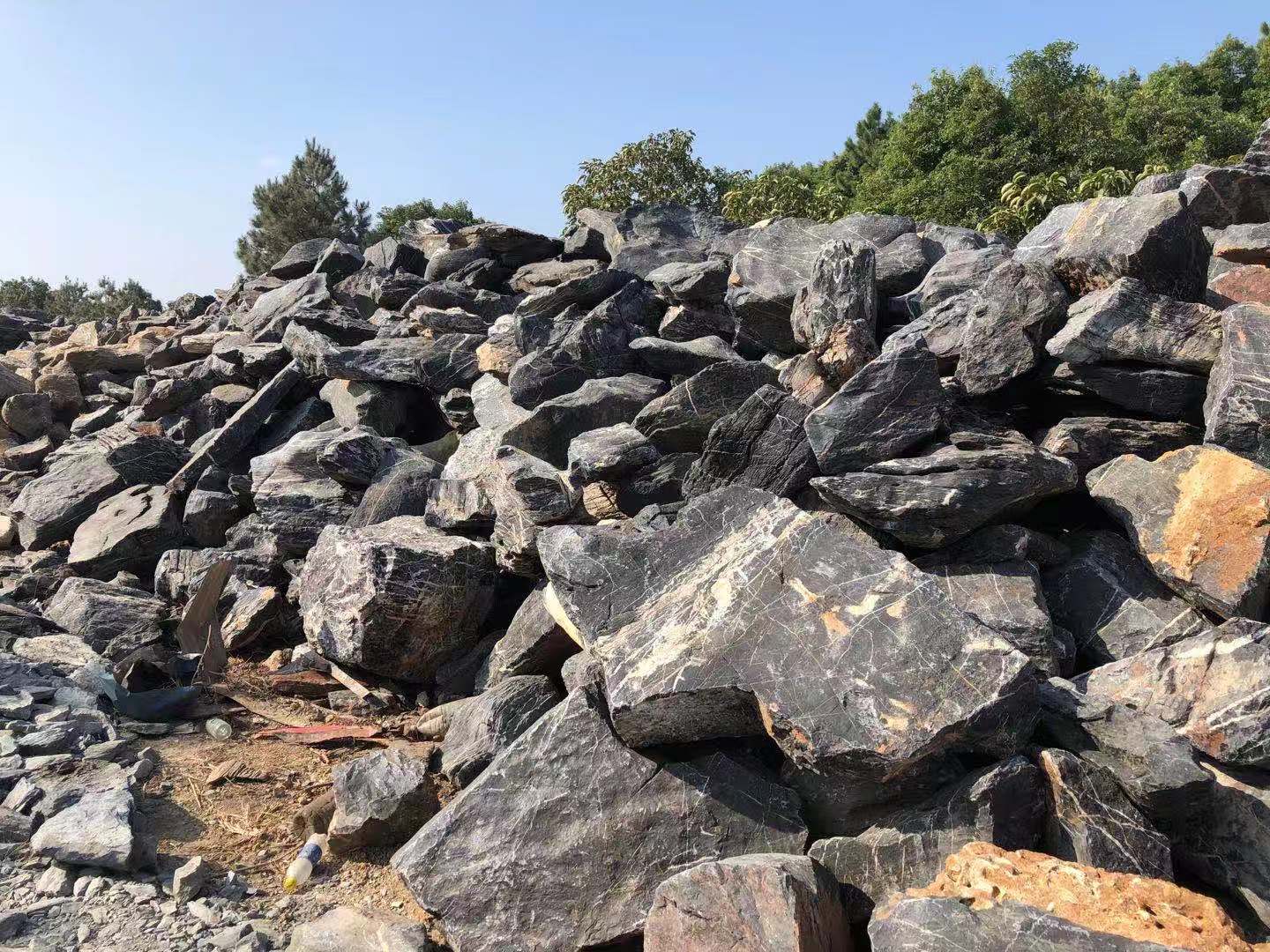 魚池駁岸園林野山石假山石