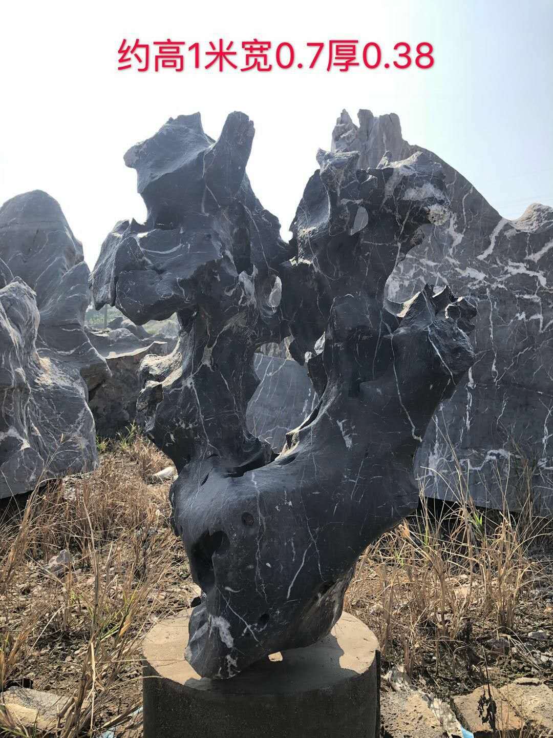 武夷山別墅太湖石假山造景