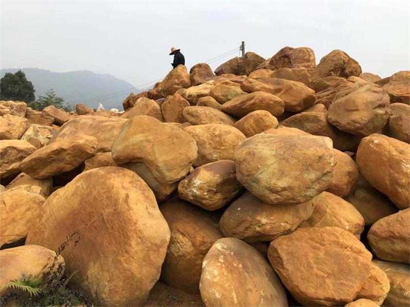 玉門小黃蠟石假山流水石