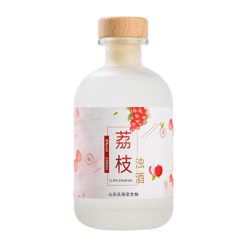 慶葆堂荔枝濁酒加工配制酒250ml配制酒oem貼牌代加工原始圖片3