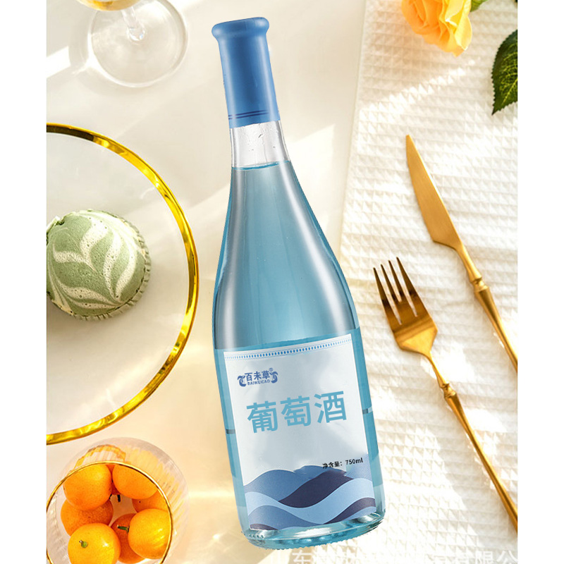 廠家定制加工百未草葡萄酒 配制酒oem代加工貼牌750ml