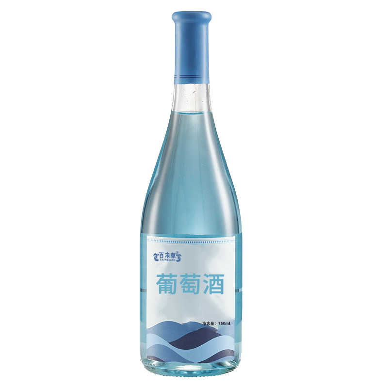 廠家定制加工百未草葡萄酒 配制酒oem代加工貼牌750ml