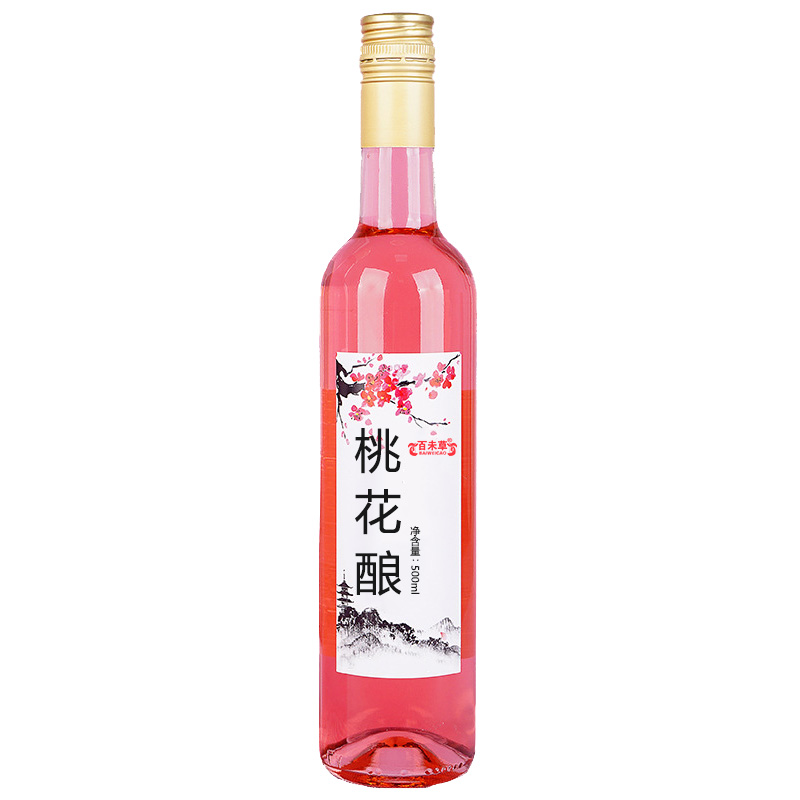 百未草桃花釀加工定制 微醺配制酒oem貼牌代加工原始圖片3