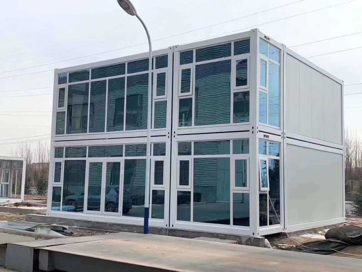 威海集裝箱活動房出售 文登三層彩鋼板房租賃 箱式房舊材回收原始圖片2