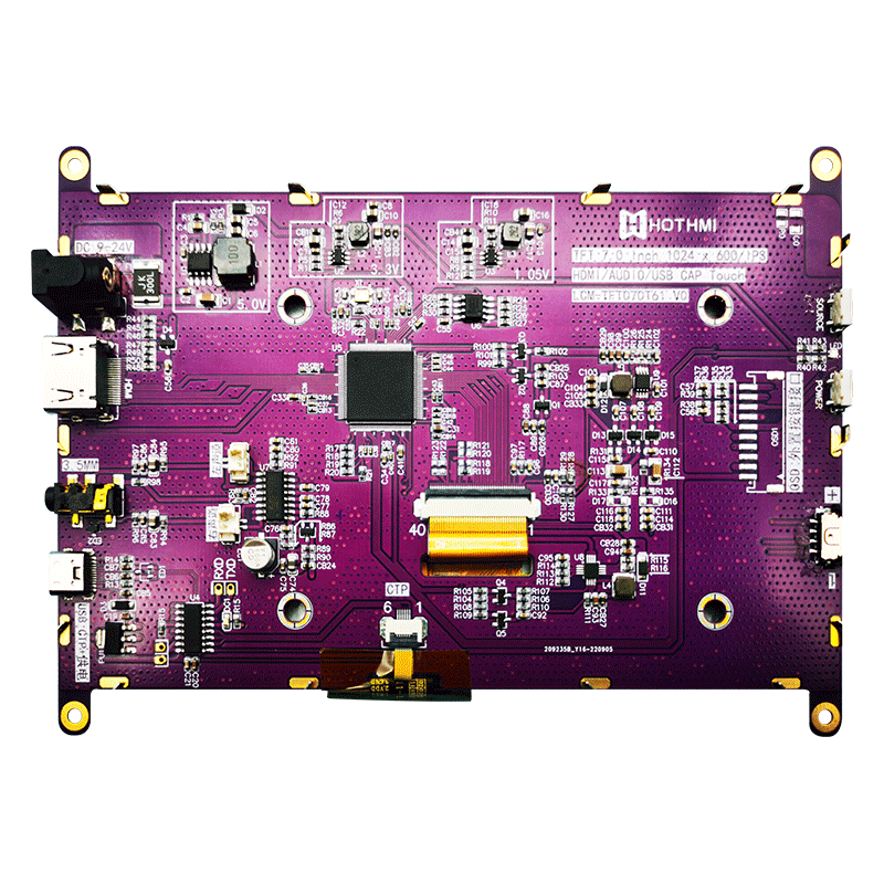 7寸UART接口 IPS 智能串口屏TFT LCD显示屏280x1424分辨率